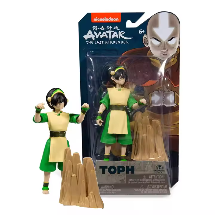 Figura de Acción Toph Avatar: The Last Airbender - 5 Pulgadas - Figura Coleccionable para Niños a Partir de 6 Años - McFarlane Toys - 1
