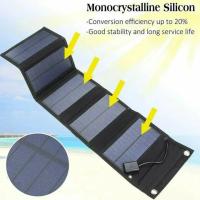 Panel Solar Plegable 70/36W 5V USB Cargador Portátil Impermeable Para Teléfono Móvil Accesorios Para Camping Potencia De Batería Portátil - details 3