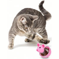 Juguete Interactivo Para Perros Y Gatos Ratón Tumbler Con Bola De Alimentos Dispositivo Antirrebandeur De Alimentos Plástico Universal - details 2