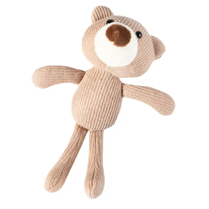 Juguete De Peluche Para Mascotas Con Diseño De Oso Pequeño 1 Pieza Juguetes Suaves Para Perros Tipo De Material De Alta Calidad - 1