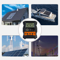 Controlador De Carga Solar Dual USB Con Pantalla LCD 30A-10A 12V/24V Para Panel Solar Y Batería Regulador De Energía - details 1