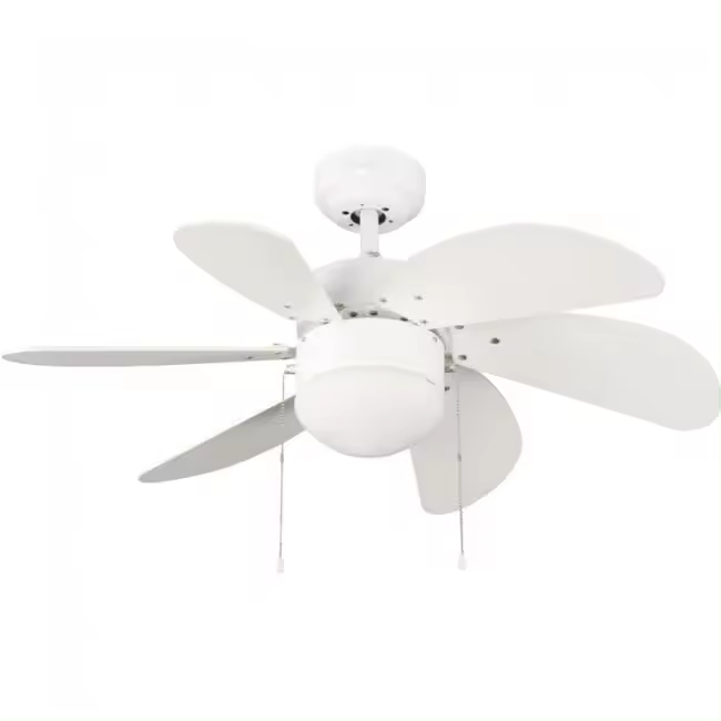 Wonderlamp Ventilador de techo con luz Basic Blanco - 1