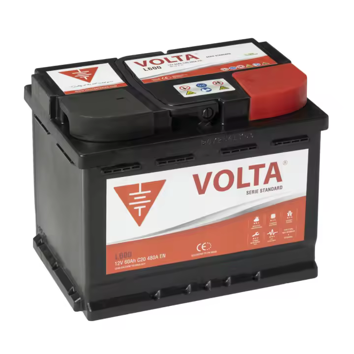 Batería para coche 60Ah 480A Volta - 1