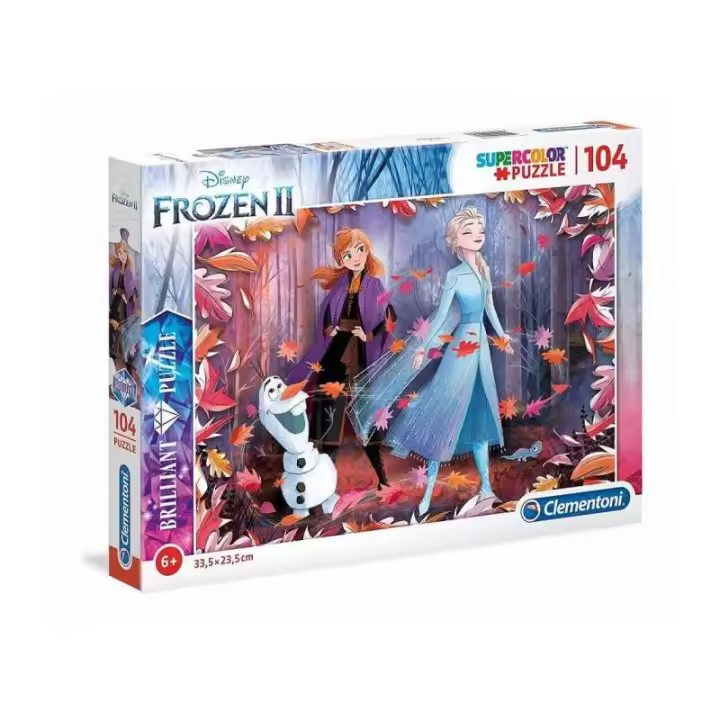 PUZZLE 104 PIEZAS BRILLANTE FROZEN 2 DE CLEMENTONI - 1