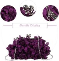 Bolso de Mano de Noche para Mujer Bolso de Flores con Cadena para Fiesta de Boda para Mujer, Monedero - details 3