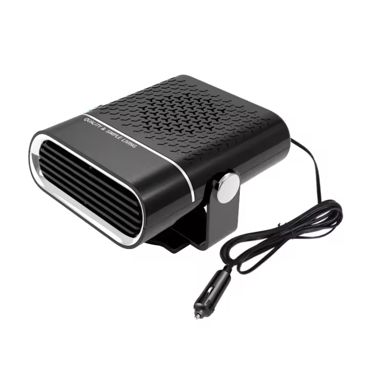 Calentador portátil para automóvil 2 en 1 - 12V 150W (14 * 10,5 * 8 cm), ventilador de calefacción automática, desempañador de parabrisas de automóvil, ventilador para calentamiento o enfriamiento rápido - 1