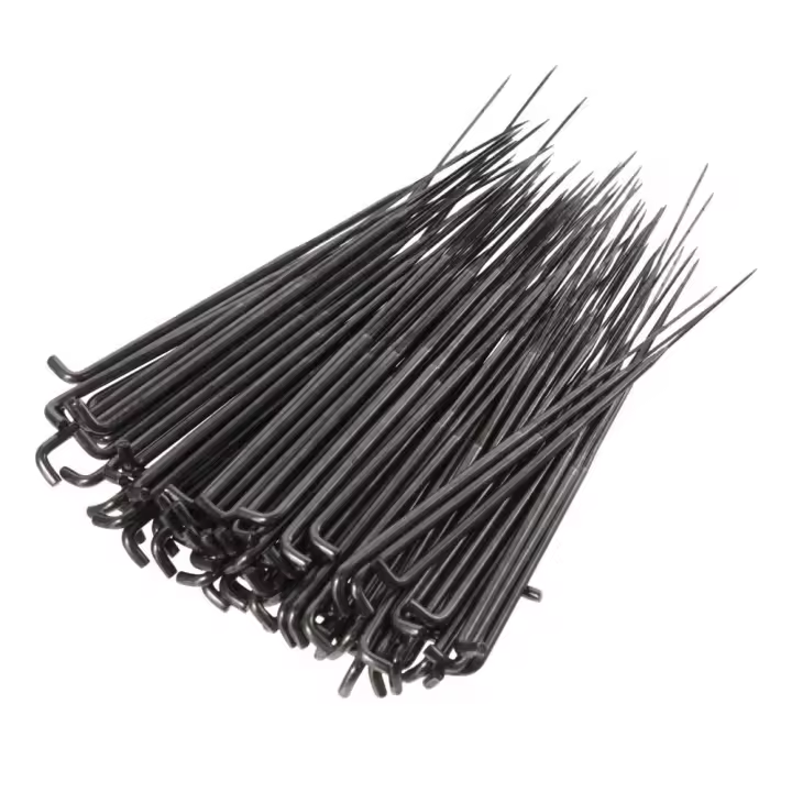 100Pcs Agujas De Felteado Plateado 3.07 Pulgadas Herramienta Para Tricotar Y Artesanía De Peluche Material Acero Para Mujeres Adultos - 1