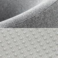 BIT Almohada en forma de U para la cara, cubierta de poliéster suave, lavable a mano, cojín de masaje de spa, cuidado facial multipropósito para adultos, uso de todas las estaciones, cierre con cremallera, sin impresión, tejido tejido, relleno del 100% - details 2