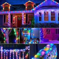 Cadena De Luces LED Solar Para Jardín Decoración Navideña Exterior Guirnalda Fairy Strip 22M/12M/7M Incluye Bombillas Fuente De Energía Solar Protección IP65 - details 8