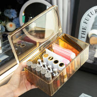 Caja De Almacenamiento Para Pestañas Con Tapa Organizador De Cosméticos De Acrílico Transparente Exclusivo Para Suministros De Maquillaje - details 2