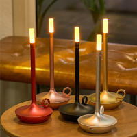 Lámpara De Mesa LED Recargable Por USB Con Interruptor Táctil Lámpara Decorativa Para El Hogar Luz De Ambiente Para Bar Lámpara Creativa Para La Cama - details 0