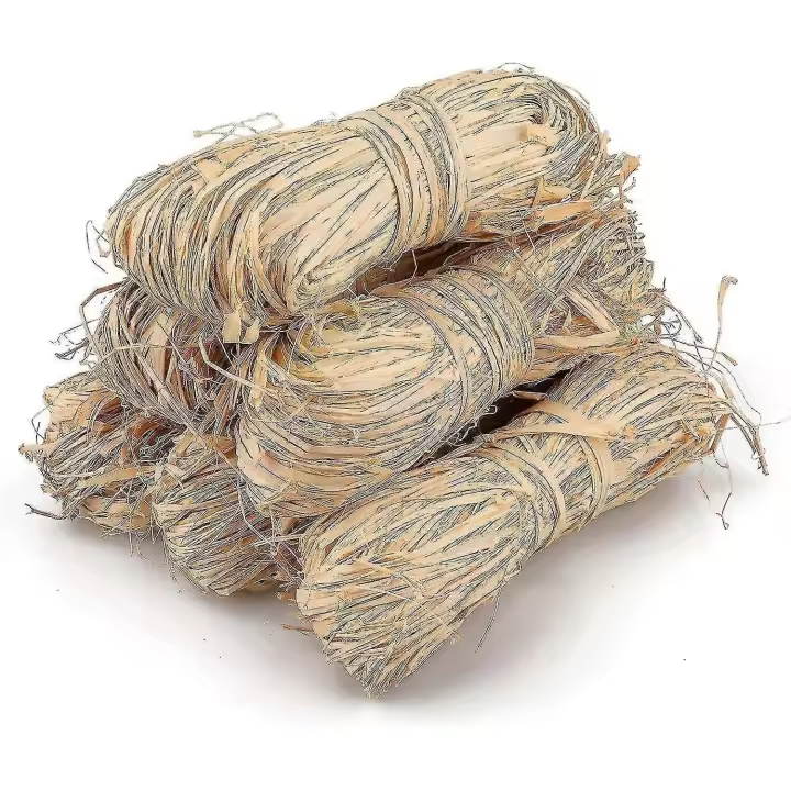 Rafia natural para ramos de floristería, manualidades y tejidos - 300 g - 1