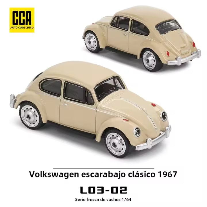 Volkswagen Clásico Beetle 1967 CCA 1:64 Coche Estático De Colección Modelo De Aleación De Cera Regalo Juguete Para Adultos Y Niños - 1