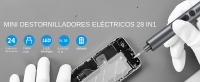 Juego De Destornilladores Eléctricos De Precisión 28 En 1 Mini Herramienta De Reparación Sin Cable Con 24 Piezas Magnéticas 2 Ajustes De Torque 3 Luces LED - details 0