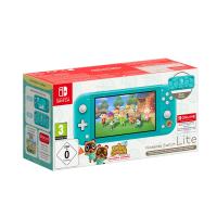 NINTENDO SWITCH LITE ELIGE ENTRE ED. ESP + JUEGO COMPLETO ANIMAL CROSSING NEW HORIZONS CORAL O TURQUESA O DORADA HYRULE EDITION - details 0