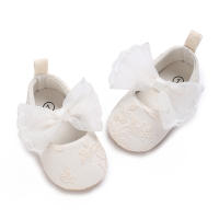 Zapatos De Princesa Para Bebé Niña Con Cordones Y Aros Antideslizantes Suela Suave Para Cama Ropa De Bebé 0-18 Meses - details 3