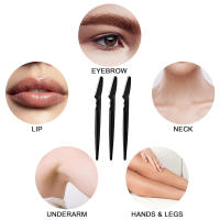 30 Uds., maquinilla de afeitar para cejas, afeitadoras, recortadoras para mujeres y hombres, removedores de vello facial, maquinilla de afeitar facial exfoliante multiusos - details 13