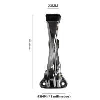 Parar Puertas Ajustable De Aleación De Zinc Con Punta De Goma Antideslizante Y Protector De Pared Resistente Y Silencioso - details 4