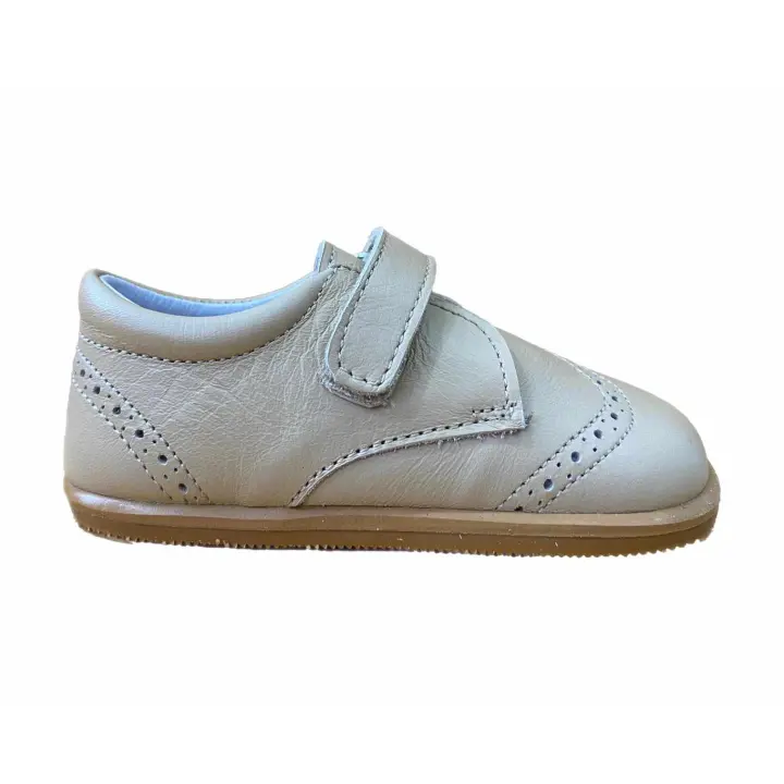 Zapatos de Vestir Niño Crios Blanditos de Crío's LEO Piel Beige - 1