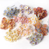 5/10/20Pcs Flores Artificiales De Margarita Decoración Para Hogar Y Bodas Accesorios Para Guirnaldas DIY De Tela Silken - details 5