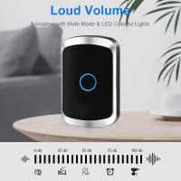 Smart Wireless Doorbell Self-Powered Home Welcome Bell with 150M/82 FM Remotes No Battery Required US EU Plug - details 3