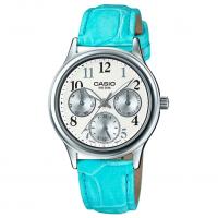 Casio Ltp-e306l-7b  Reloj Para Mujer Color Azul. Hora Analógica y Calendario. - details 2