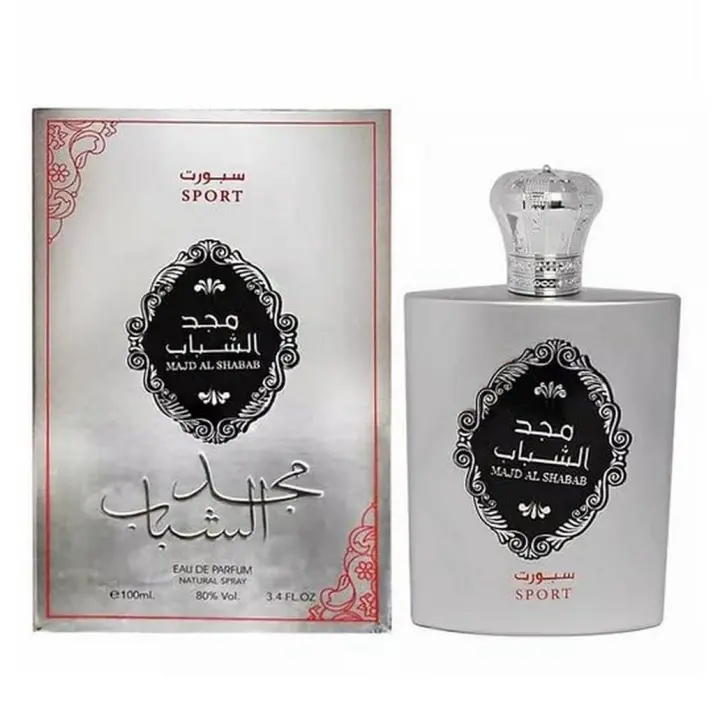 Perfume árabe de hombre Majd Al Shabab Sport Ard Al Zaafaran 100ml, Fragancia deportiva ,fresca,duradera de hombre , Colonia masculina oriental NOVEDAD ARD AL ZAAFARAN - 1