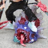 Modelo De Juguete De Colección Chain Saw Man 16cm Pequeño Perro Diablo Hunter Batalla Furiosa Con Martillo Monstruo Hombre Eléctrico - details 16