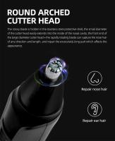 Trimmer De Barba Recargable 3 En 1 Para Hombres Micro Afeitadora Limpiador De Pelo De Nariz Y Orejas Set De Aseo Kemei KM-312 - details 4