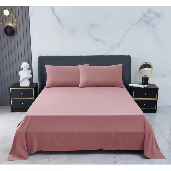Juego de Sábanas PLUSHOME de Microfibra de Poliéster Suave para Cama de 90-180cm - 1