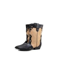 Paloma Wang Botas vaqueras bicolor para mujer - details 0