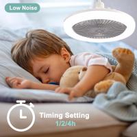 Ventilador de techo LED con luces, lámpara de techo de 30 W con ventilador y control remoto,LED regulable de 3 colores - details 2
