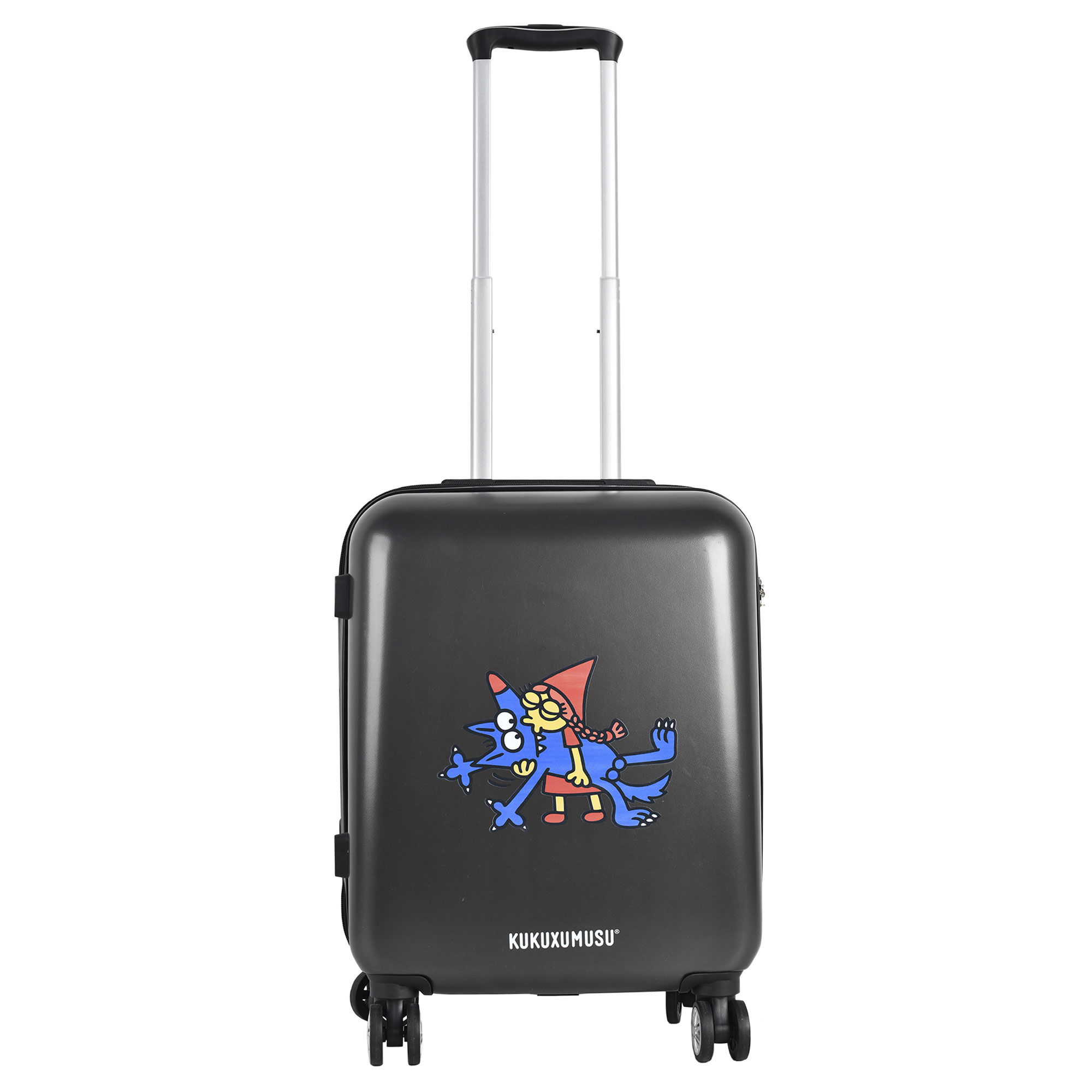 Maletas de viaje con ruedas Kukuxumusu fabricadas en ABS en varios colores y bascula pesamaletas de hasta 40 Kg