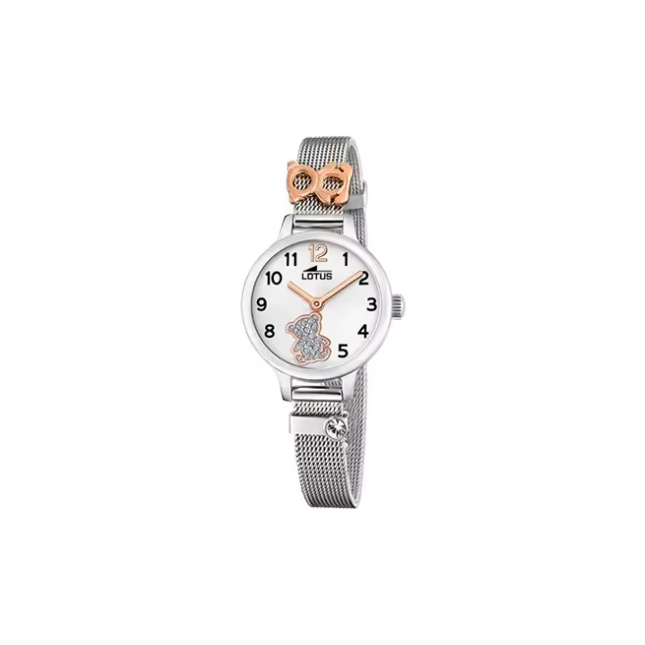 RELOJ LOTUS 18659/4 JUNIOR COLLECTION MALLA OSITO PARA NIÑA COMUNION + REGALO PULSERA - 1