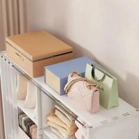 Armario Multicapa Con Cortinas Y Cubierta Antipolvo Almacenamiento Ecológico De Alta Capacidad Para Dormitorio Muebles Fáciles De Montar - details 4