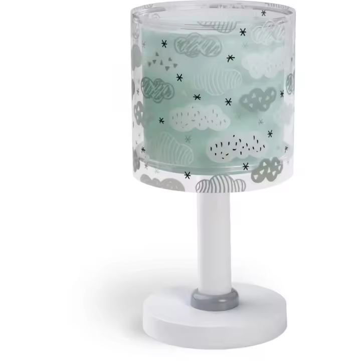 Lámpara de mesita infantil Clouds Nube verde - 1