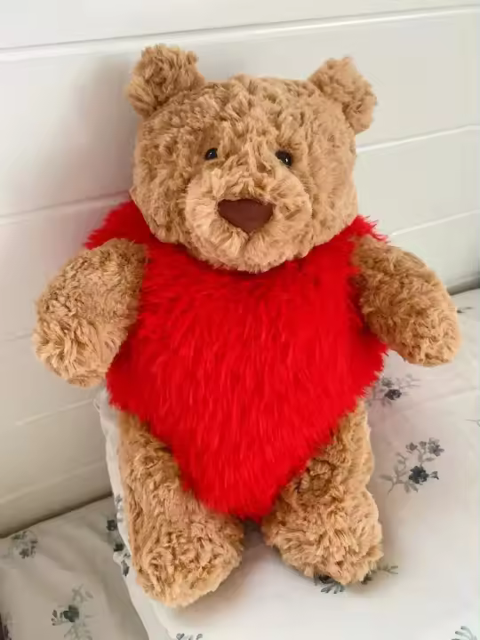 Muñeco De Peluche JellyCat Barcelona Amor Oso Teddy Regalo Para Novia Día De San Valentín Decoración Para El Hogar Y Coche 26cm Unisex - 1
