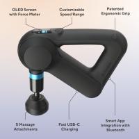 THERABODY THERAGUN ELITE - Pistola de Masaje Profesional, Alivio del Dolor y Recuperación Muscular, Diseño Elegante y Ultra Silencioso con Bluetooth, Smart App y 5 Accesorios - Mejora Movimiento y Relaja Tensión Muscular - details 1
