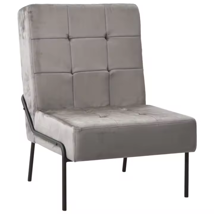 vidaXL Silla de relajación de terciopelo 65x79x87 cm en color Negro/Rosa/Marrón y más | cómodas modernas ergonómicas para comedor cocina salón hogar - 1
