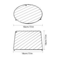 Juego De Tapetes Para Vinos De Acero Inoxidable Reforzado Aislante De Calor Para Mesa De Cocina Soporte Para Olla Relleno De Enfriamiento - details 2