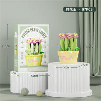Bloques De Construcción Micro Para Decoración De Hogar Y Jardín Regalo De Navidad Para Niños Juguetes Educativos Creativos Con Plantas Y Flores - details 16