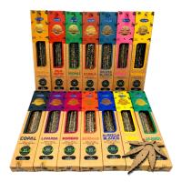 Incienso Orgánico de Palo Santo Ullas Hechos a Mano sin Mano de Obra Infantil y con Aceites Naturales, 12 Cajitas de 25g c/u. - details 2