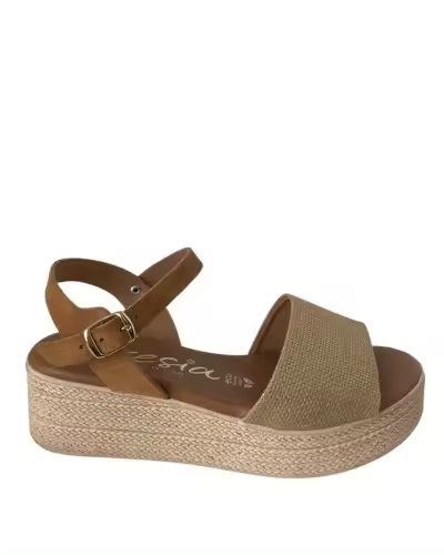 VALERIA'S Sandalias con plataforma fabricadas en piel con planta de gel  ideal adolescentes - 1