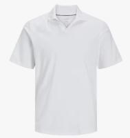 JACK & JONES Polo liso para hombre | 12246712 Crockery - details 0
