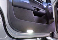 ANGRONG 2X Luz De Pie LED Para Puerta Lateral De VW Touareg Tiguan Golf Passat CC Jetta Instalación Fácil Color Blanco 12V - details 3