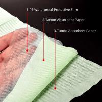 50pcs Almohadillas De Tatuaje Desechables Papel Médico Impermeable De Doble Capa Accesorios De Belleza Para Tatuaje Y Maquillaje Tamaño 45x33CM - details 2