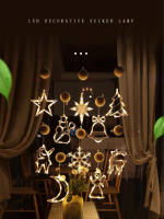 Lámparas De Navidad Para Decoración Colgantes Con Ventosa Para Ventanas Y Interiores Adornos De Año Nuevo Luz Pendente - details 0