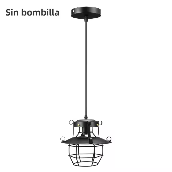 Lámpara Colgante Creativa Retro Para Restaurante Industrial Barra Pasillo Corredor Luz De Comedor Dormitorio Estilo Nostálgico - 1