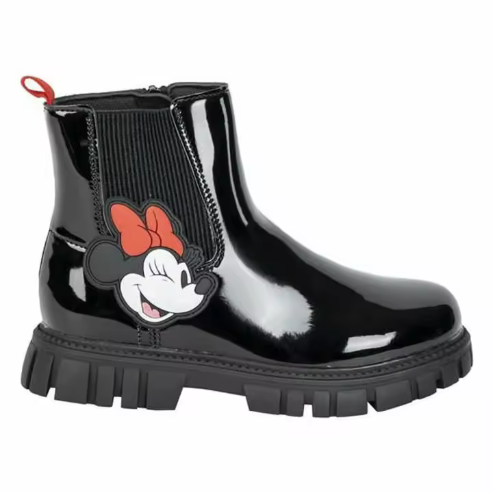 Botas Casual Infantiles Minnie Mouse Negro - 1