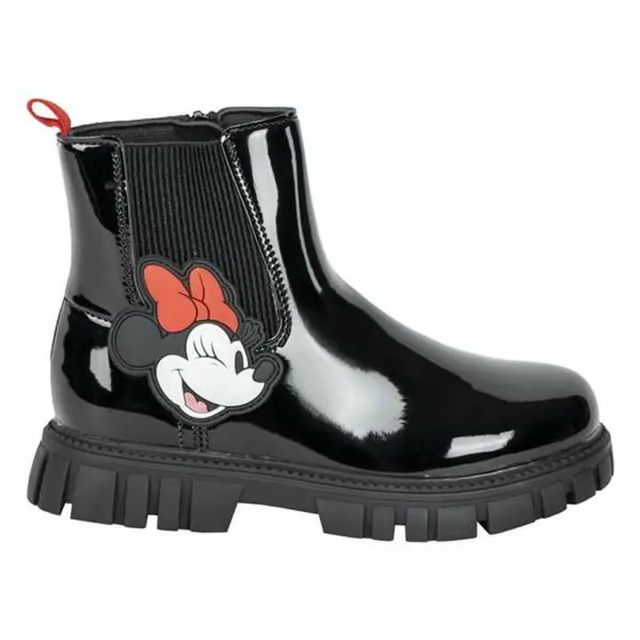 Botas Casual Infantiles Minnie Mouse Negro - 1